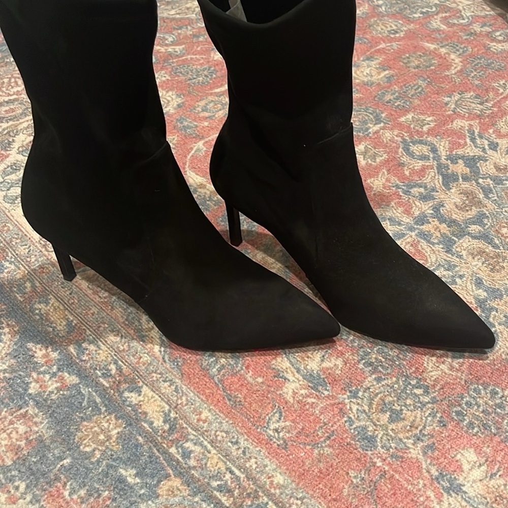 Stuart Weitzman Mid-Calf Sock Boots - Picture 3 of 3